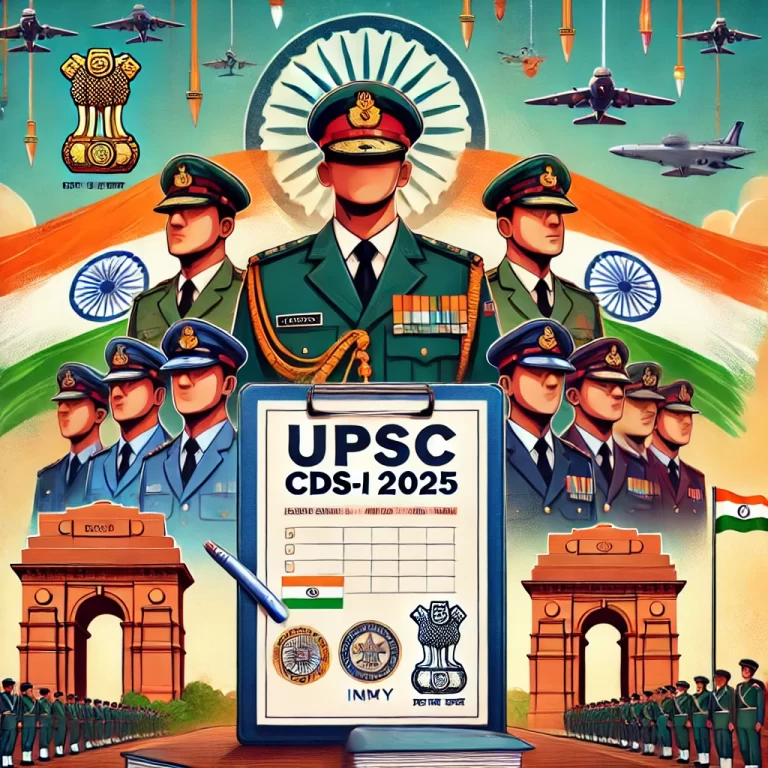 UPSC Combined Defence Services Examination (CDS)-I 457 Vacancy