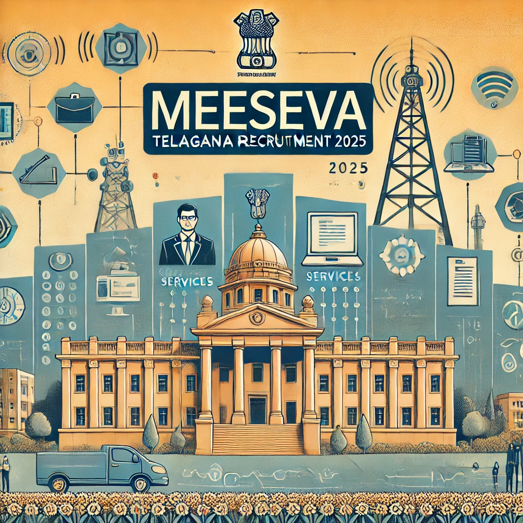 MeeSeva Telangana Recruitment 2025: Apply for eDistrict Manager (EDM) Posts