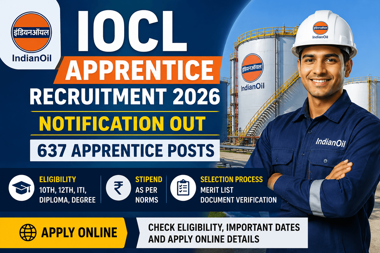 IOCL Apprentice Recruitment 2026
